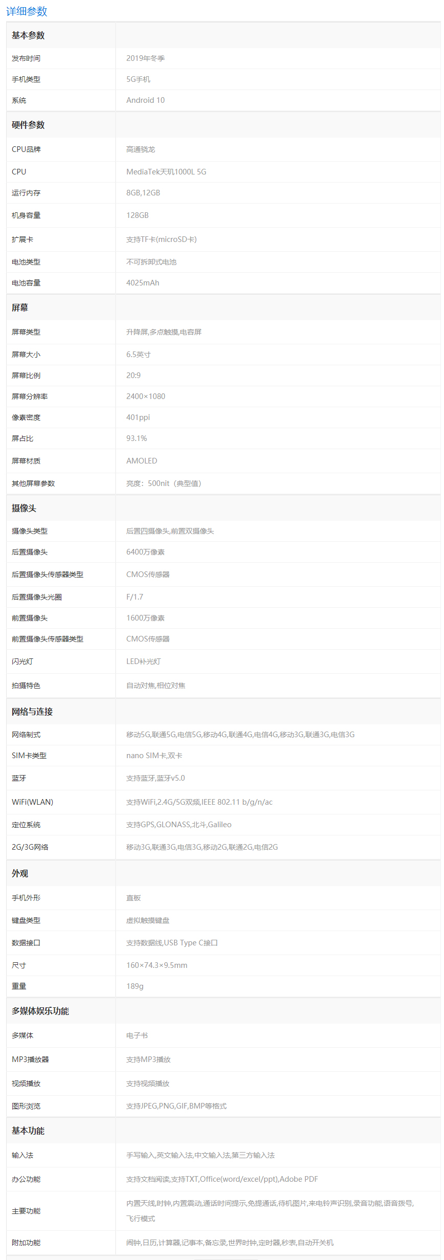 opporeno3参数配置有哪些